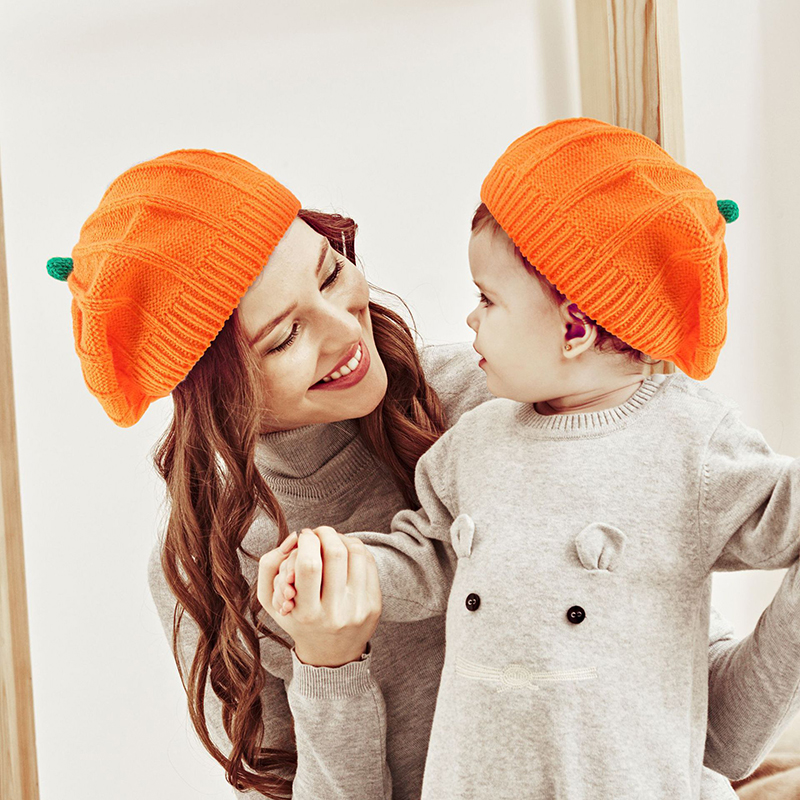 Plant Parent Hat - Halloween Decoration Pumpkin Beret Hat 2023