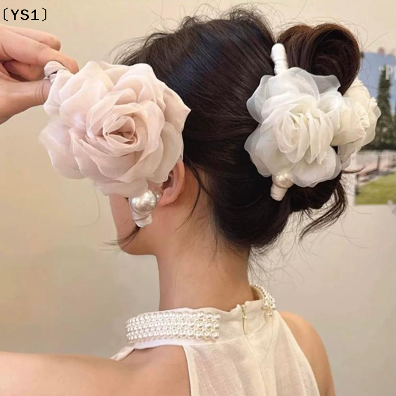 String Of Pearls Plant - 〔YS1〕Elegant Delicate Large Fabric Mesh Rose