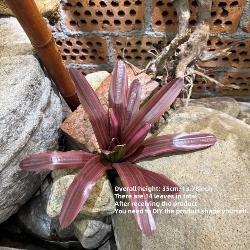 Artificial Bromeliad Potted Pl - String Of Pearls Plant recension och pris