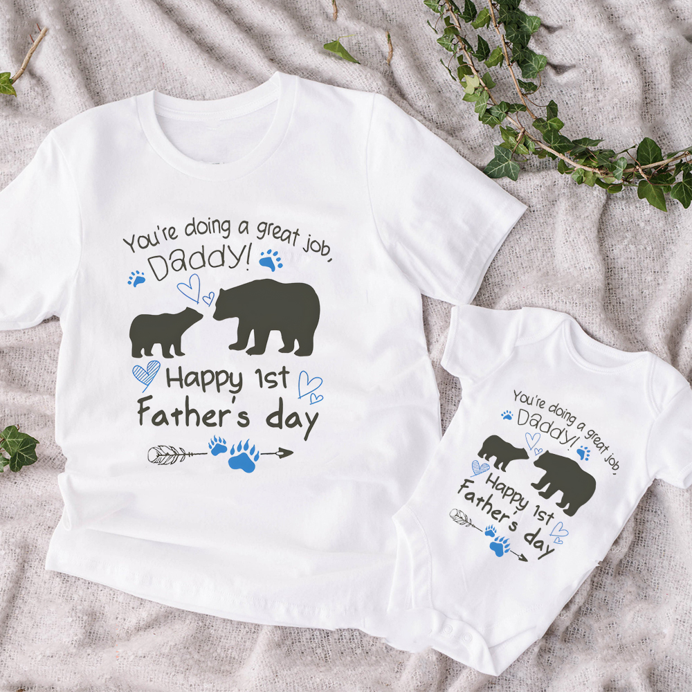 Happy First Father's Day Famil - Plant Parent T Shirt recension och pris