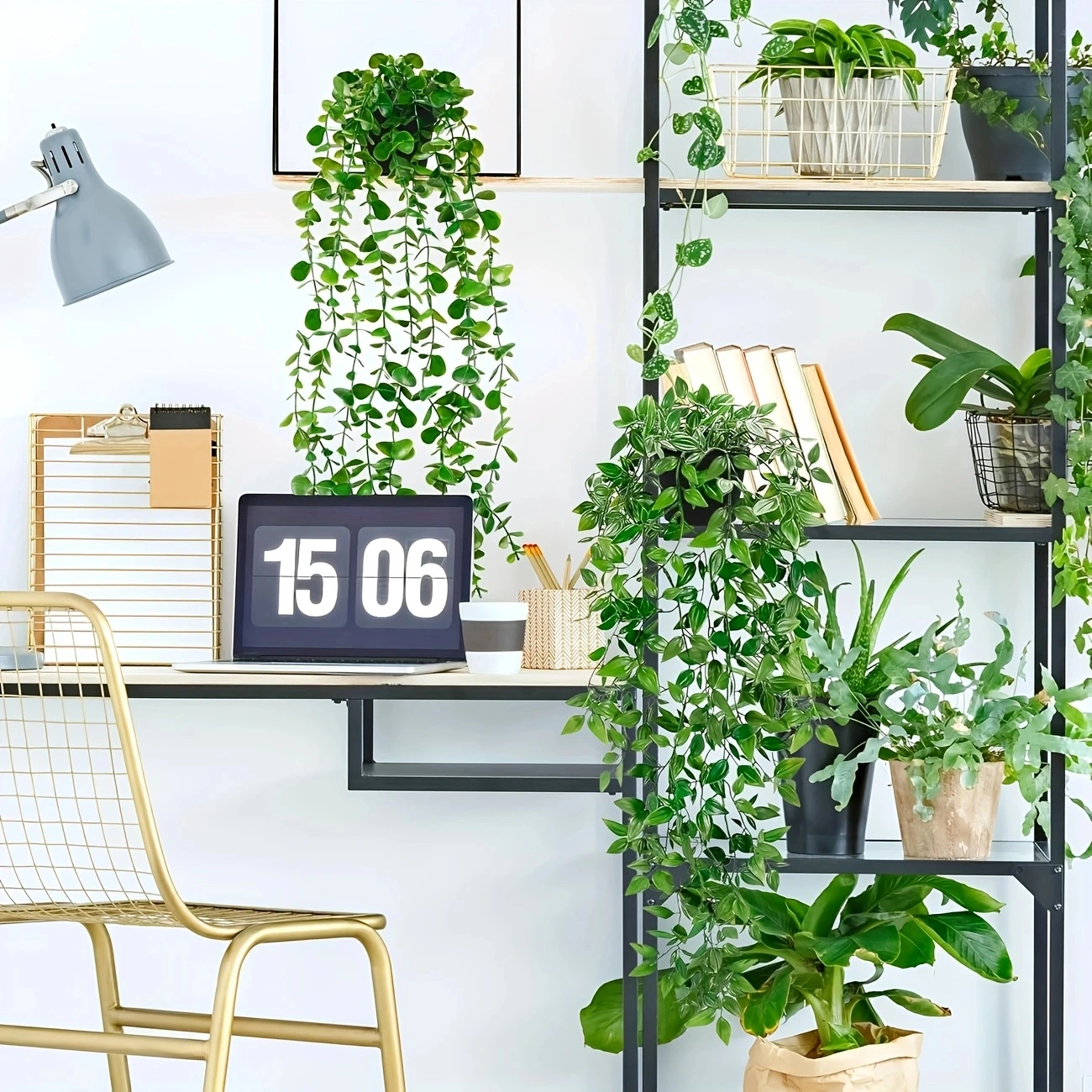 Artificial hanging plants, euc - String Of Pearls Plant recension och pris