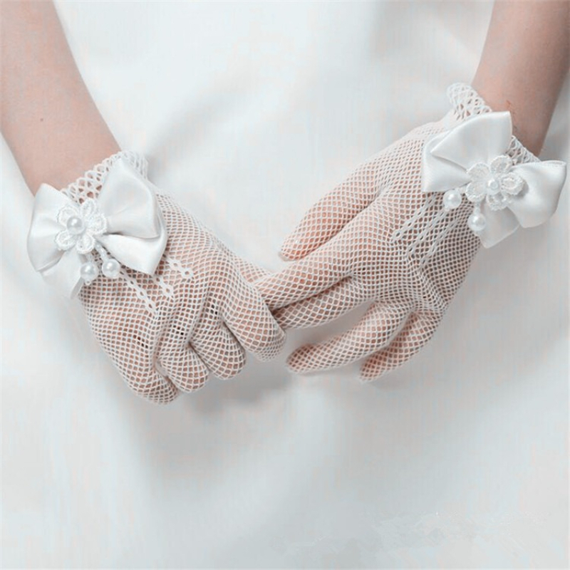 Kids Lace Pearl Fishnet Gloves - String Of Pearls Plant recension och pris
