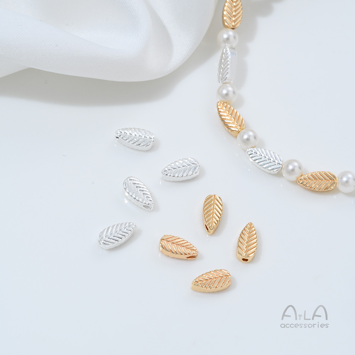 Silver-plated 14K Gold Double- - String Of Pearls Plant recension och pris